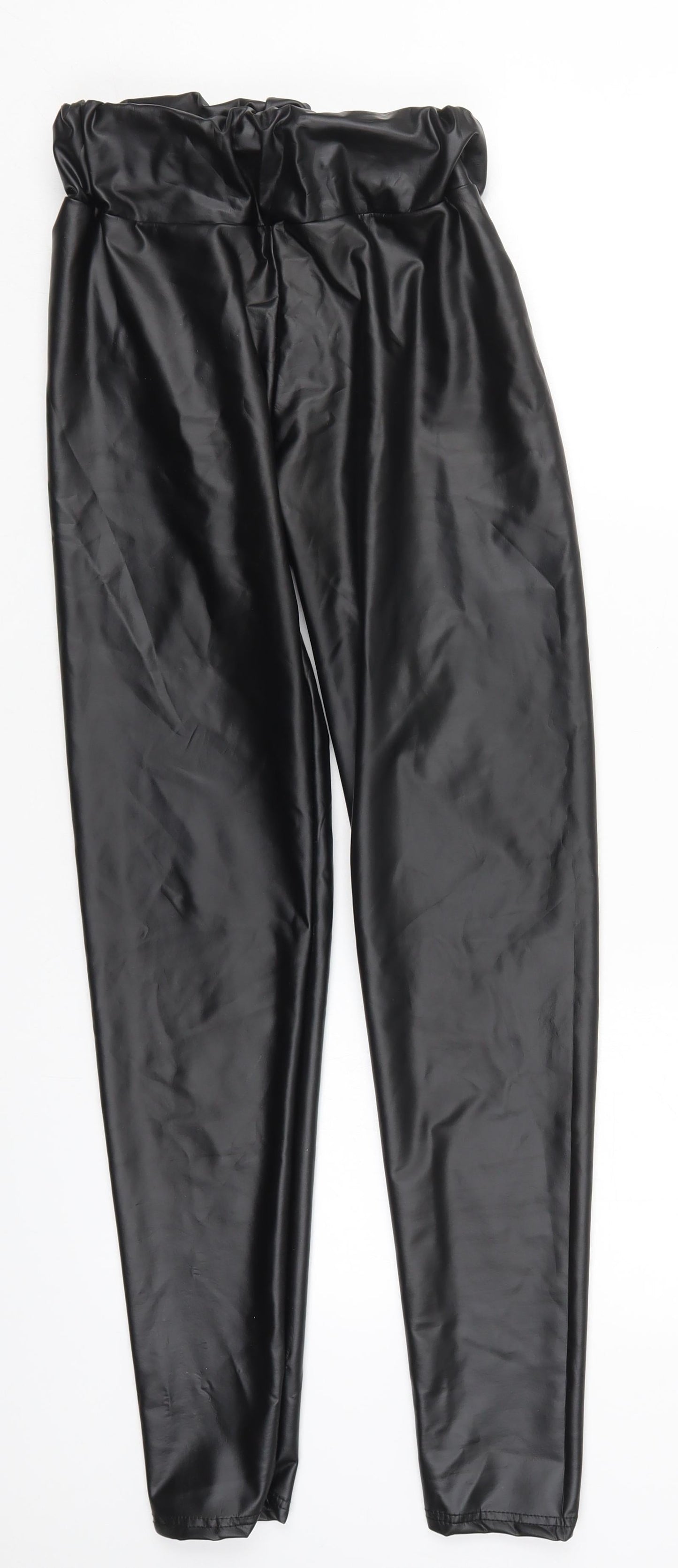 Womens UK Size M Preworn  Carrot Black Leggings
