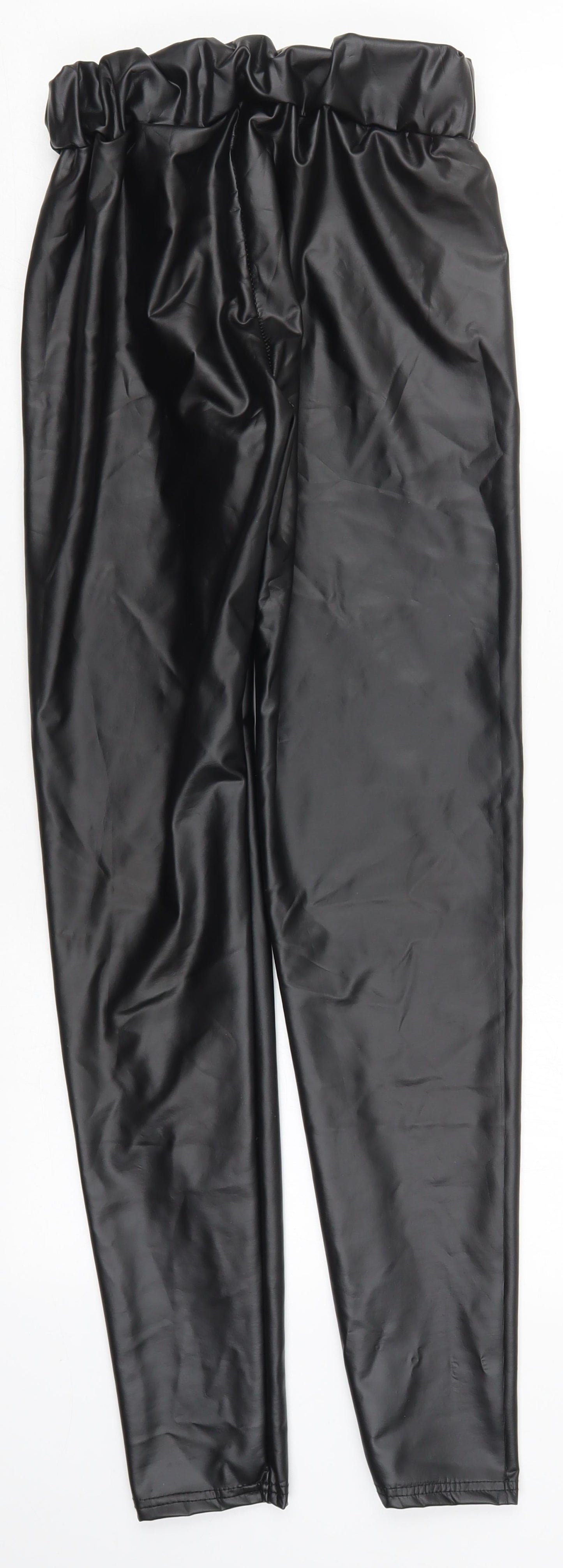 Womens UK Size M Preworn  Carrot Black Leggings
