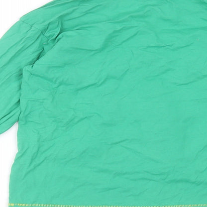 Dunnes Stores Boys Green  Cotton Basic T-Shirt Size 9 Years Round Neck  - luck of the irish