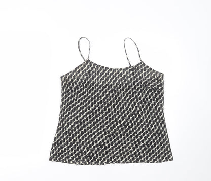 Womens UK Size 16 Marks and Spencer Black Camisole Blouse