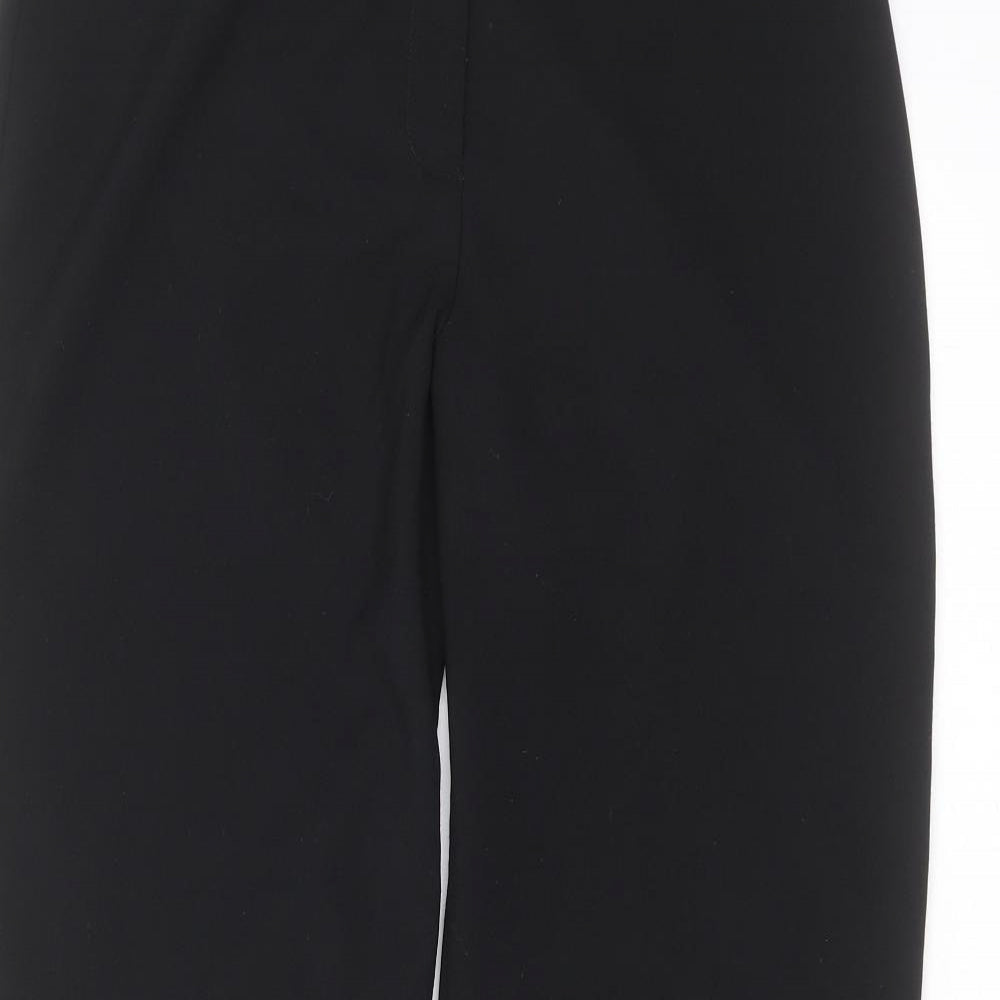 Womens UK Size 14 Marks and Spencer Regular Fit  Black Trousers