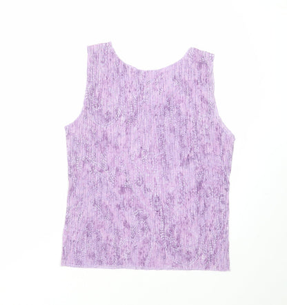 Womens UK Size 16 Marks and Spencer Purple Basic Blouse