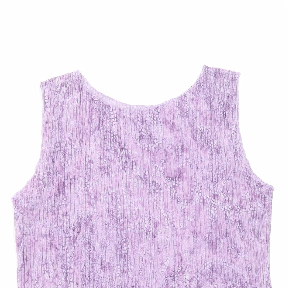 Womens UK Size 16 Marks and Spencer Purple Basic Blouse