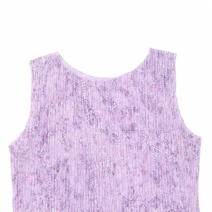 Womens UK Size 16 Marks and Spencer Purple Basic Blouse