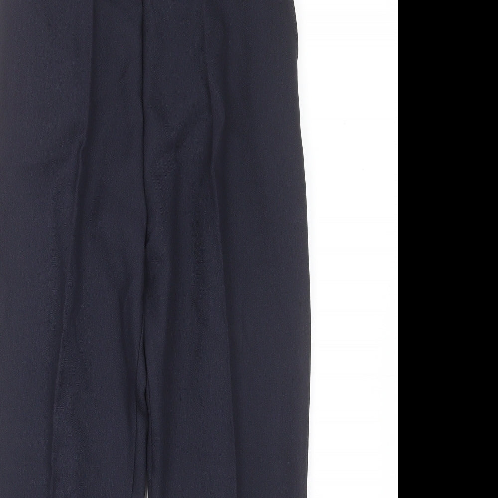 Womens UK Size S Preworn Regular Fit  Blue Trousers