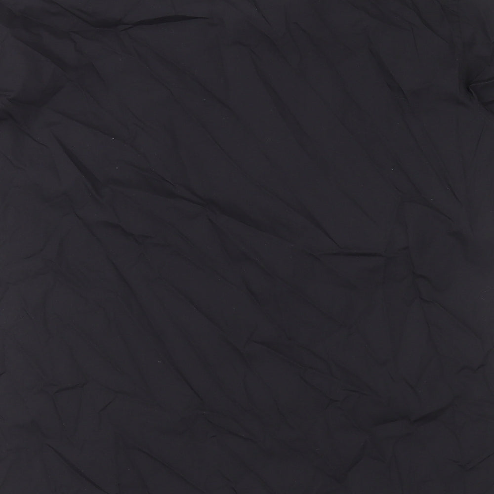 Taylor & Wright Mens Black  Polyester  Button-Up Size 16.5 Collared Button