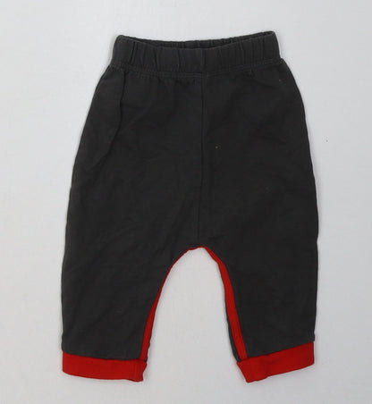 George Boys Grey  Cotton Capri Trousers Size 3-6 Months   - The Rolling Stones