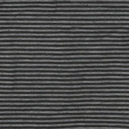 Preworn Boys Grey Striped Cotton Basic T-Shirt Size 0-3 Months Crew Neck Pullover