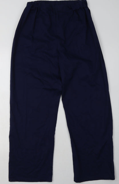 Alexandra Mens Blue  Cotton Trousers  Size M L30 in Regular
