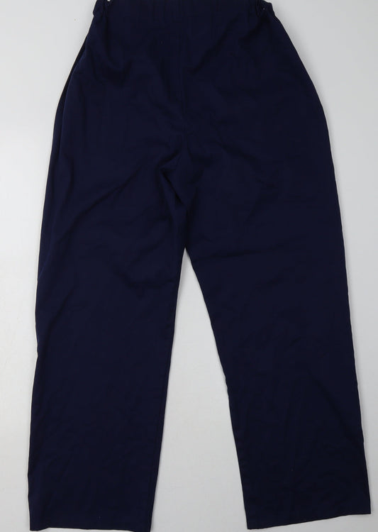 Alexandra Mens Blue  Cotton Trousers  Size M L30 in Regular