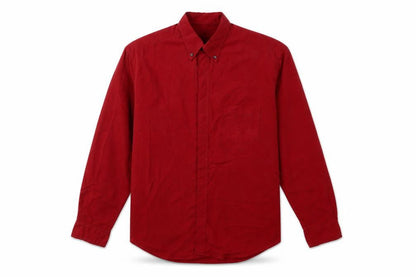 Mens UK Size S johnathan adams Red  Button-Up Long Sleeve Casual Shirt