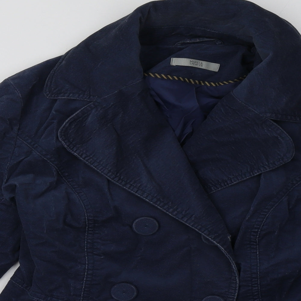 Womens UK Size 12 Marks and Spencer Blue Jacket