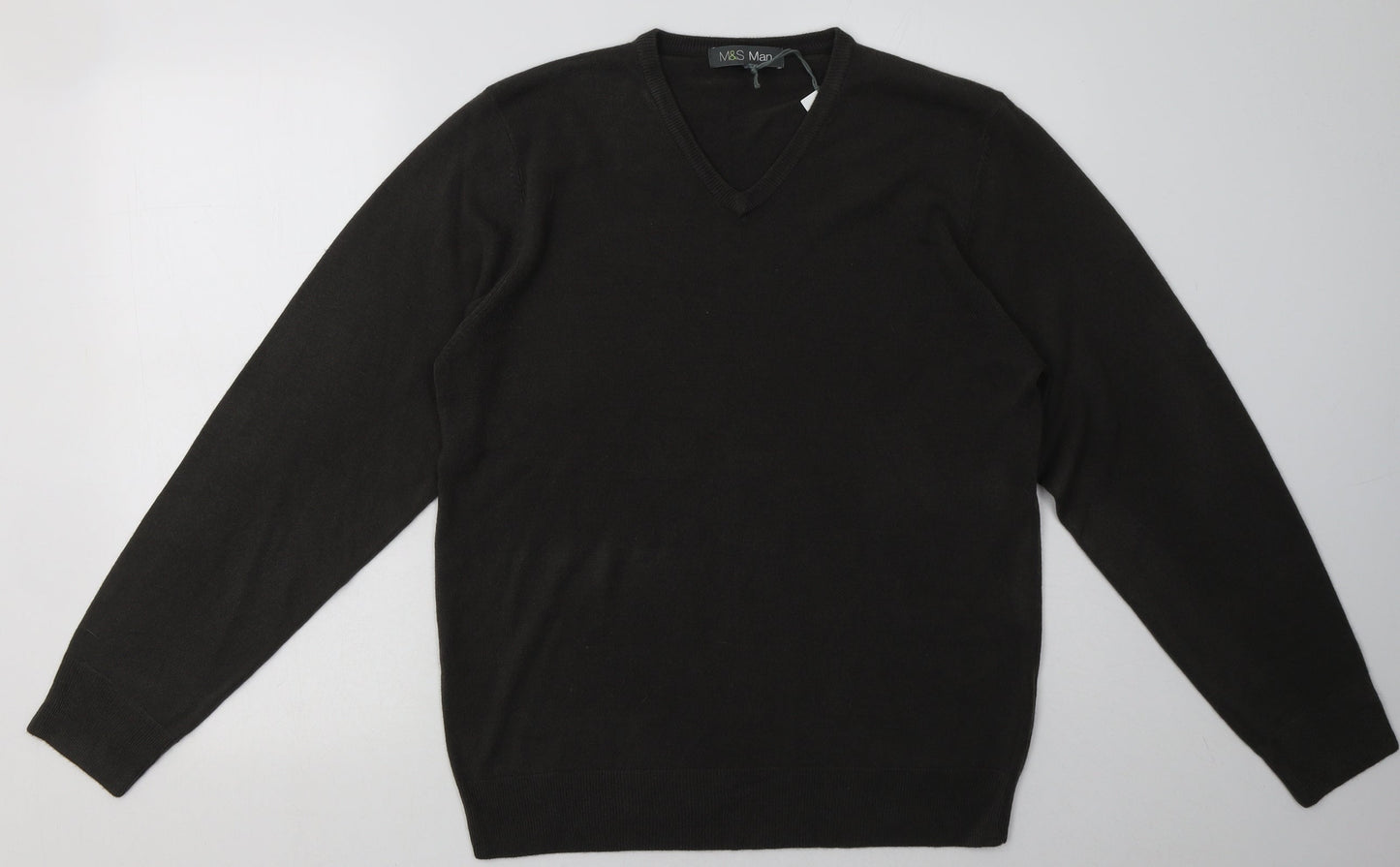 Mens UK Size M Marks and Spencer Grey Pullover Sweatshirt