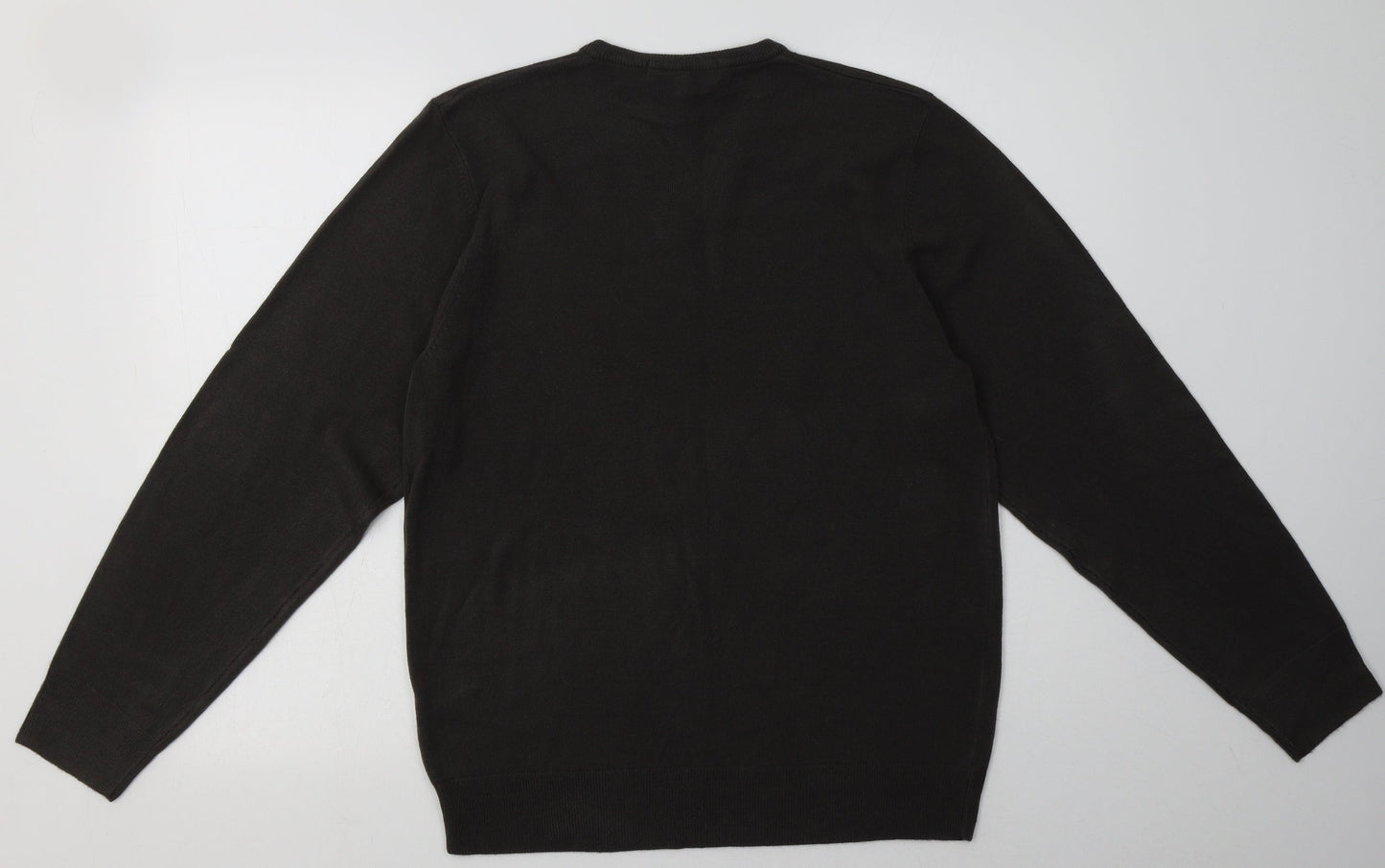 Mens UK Size M Marks and Spencer Grey Pullover Sweatshirt