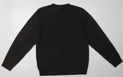 Mens UK Size M Marks and Spencer Grey Pullover Sweatshirt