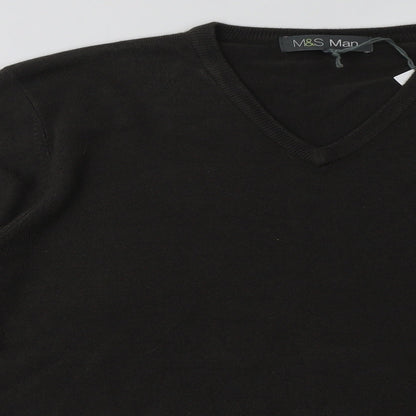 Mens UK Size M Marks and Spencer Grey Pullover Sweatshirt
