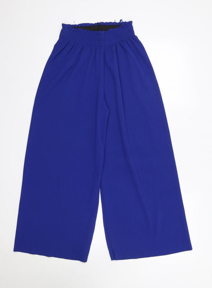 Urban Mist Womens Blue  Polyester Trousers  Size S L25 in Regular