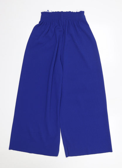 Urban Mist Womens Blue  Polyester Trousers  Size S L25 in Regular