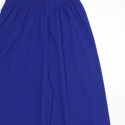 Urban Mist Womens Blue  Polyester Trousers  Size S L25 in Regular