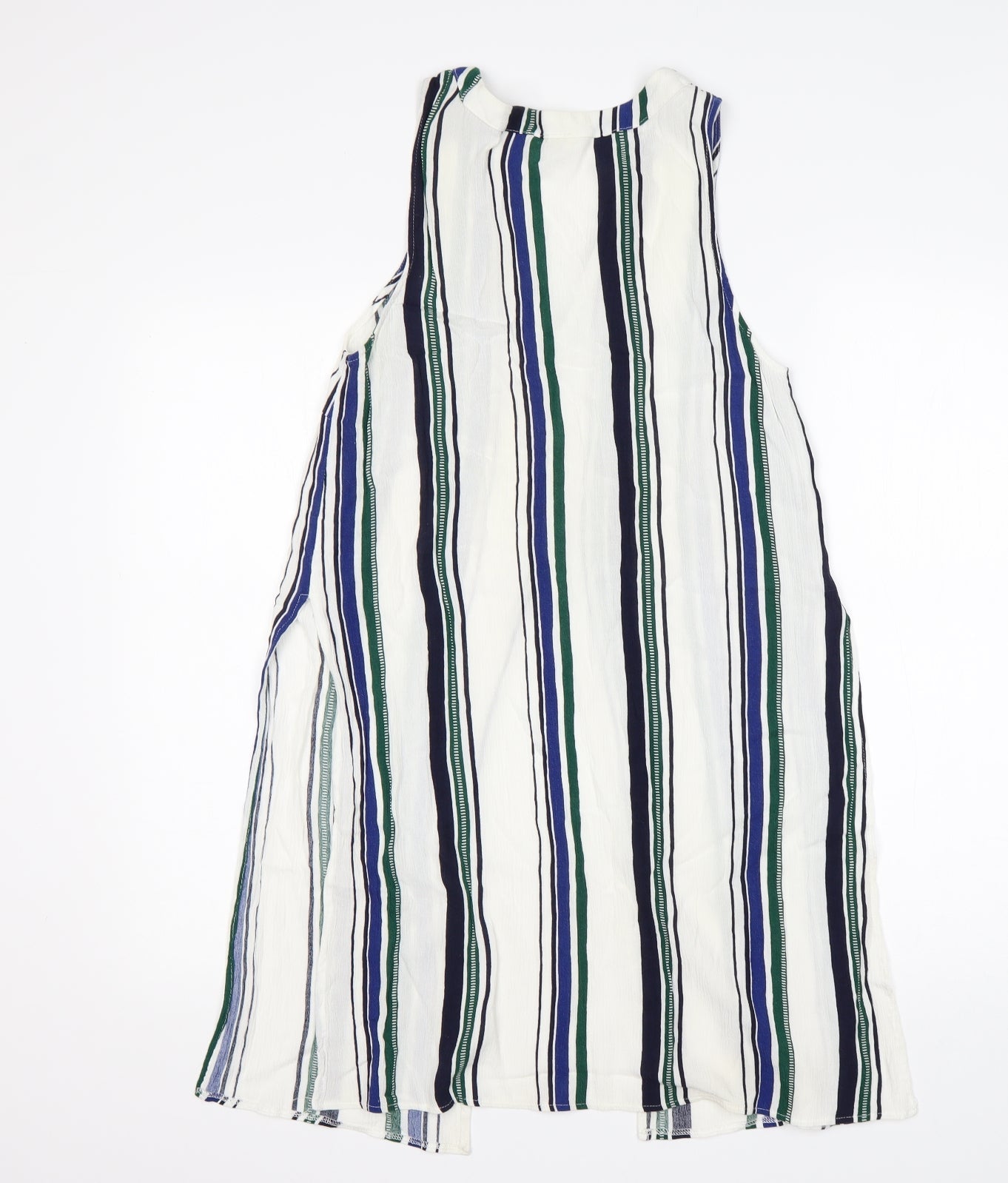 Womens UK Size 10 River Island Multicoloured Basic Blouse