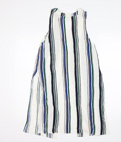 Womens UK Size 10 River Island Multicoloured Basic Blouse