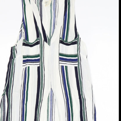 Womens UK Size 10 River Island Multicoloured Basic Blouse