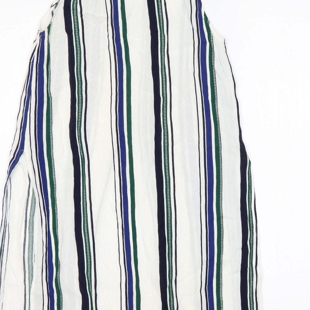 Womens UK Size 10 River Island Multicoloured Basic Blouse