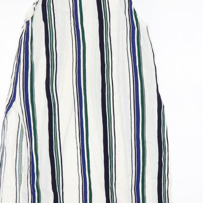 Womens UK Size 10 River Island Multicoloured Basic Blouse