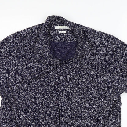 Mens UK Size M Topman Multicoloured  Button-Up Short Sleeve Casual Shirt