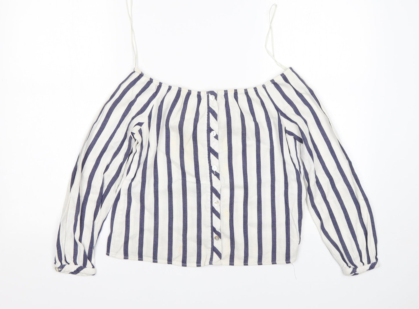 Womens UK Size 4 Miss Selfridge Multicoloured Basic T-Shirt