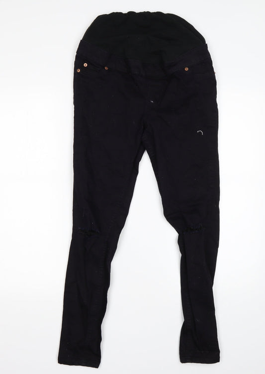New Look Womens Black  Cotton Jegging Jeans Size 8 L28 in Regular