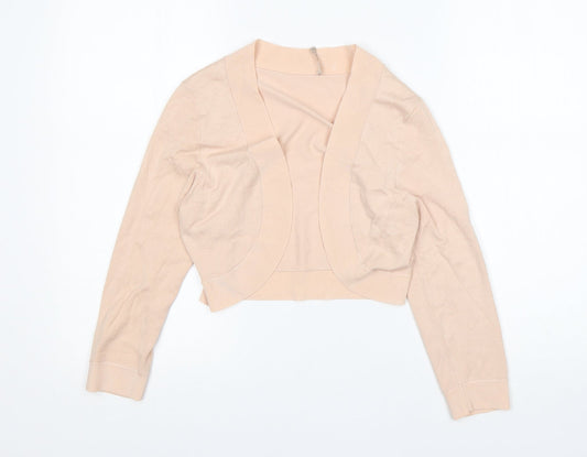 Womens UK Size XS planet Pink Cardigan Jumper