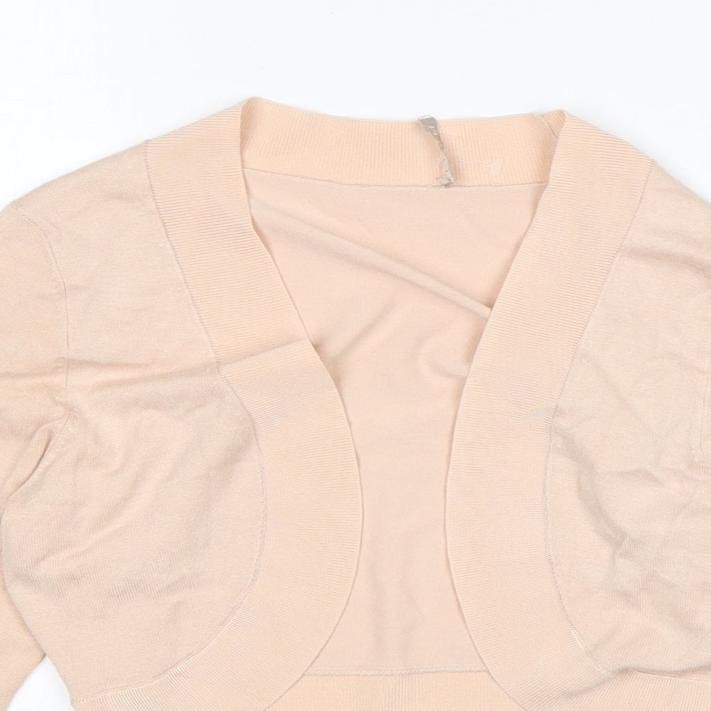 Womens UK Size XS planet Pink Cardigan Jumper