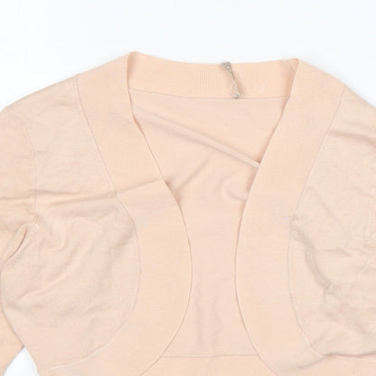 Womens UK Size XS planet Pink Cardigan Jumper