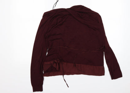Womens UK Size M H&M Purple Cardigan Jumper