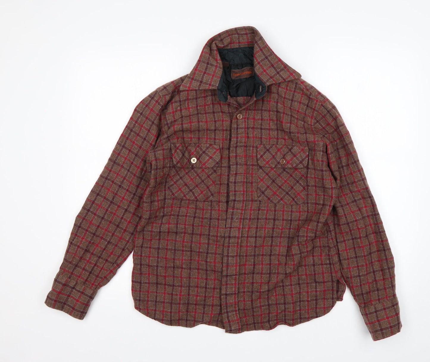 Mens UK Size M David harrison Multicoloured  Button-Up Long Sleeve Casual Shirt
