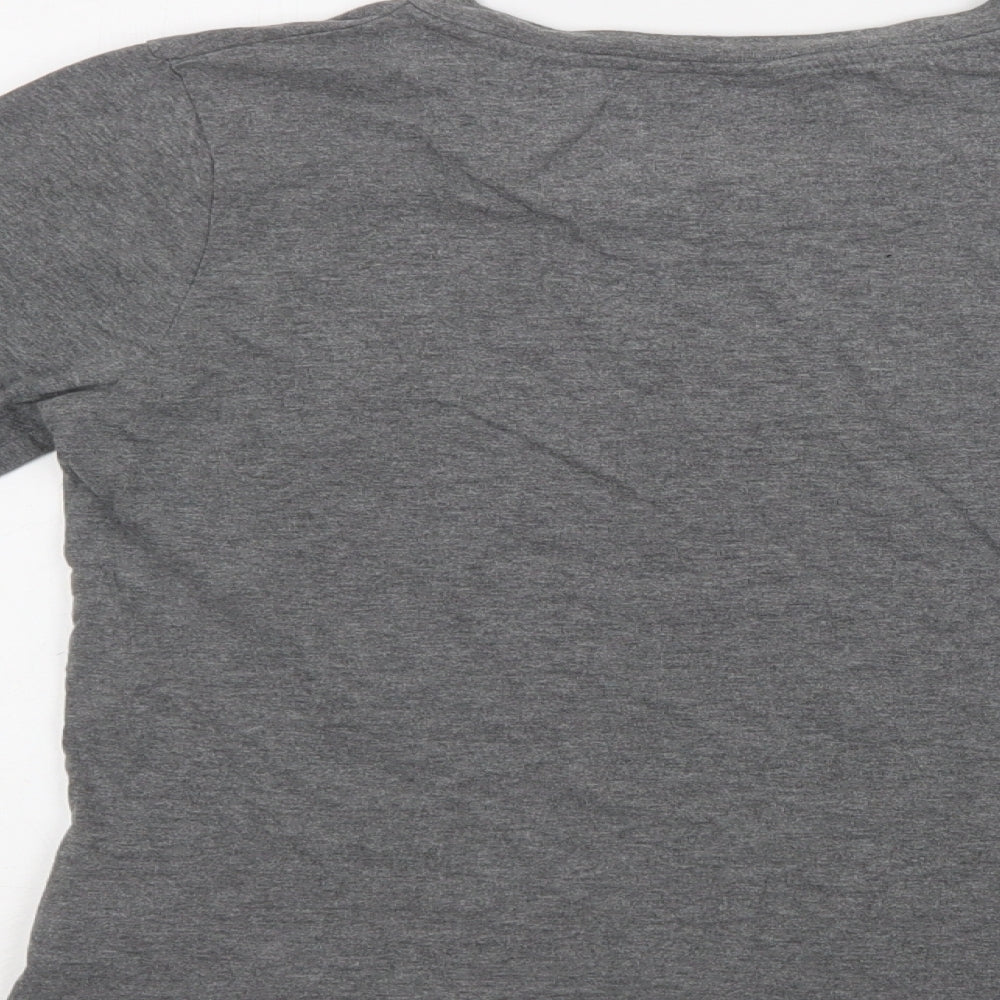 Primark Womens Grey  Cotton Top Pyjama Top Size S   - Harry Potter