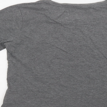 Primark Womens Grey  Cotton Top Pyjama Top Size S   - Harry Potter
