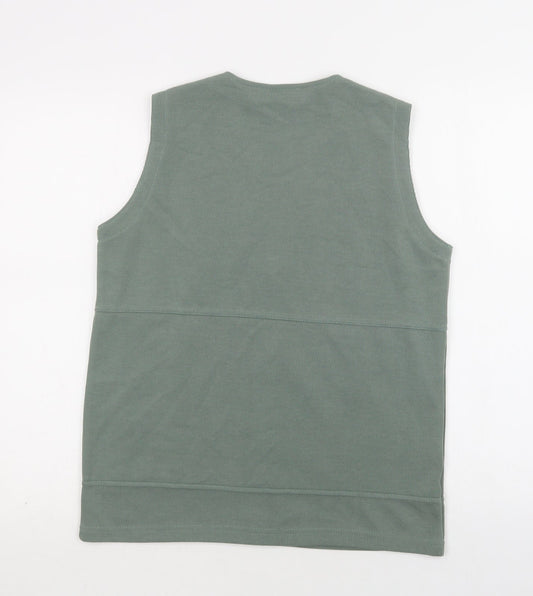 Cotswold Collections Womens Green   Gilet Waistcoat Size S  Zip