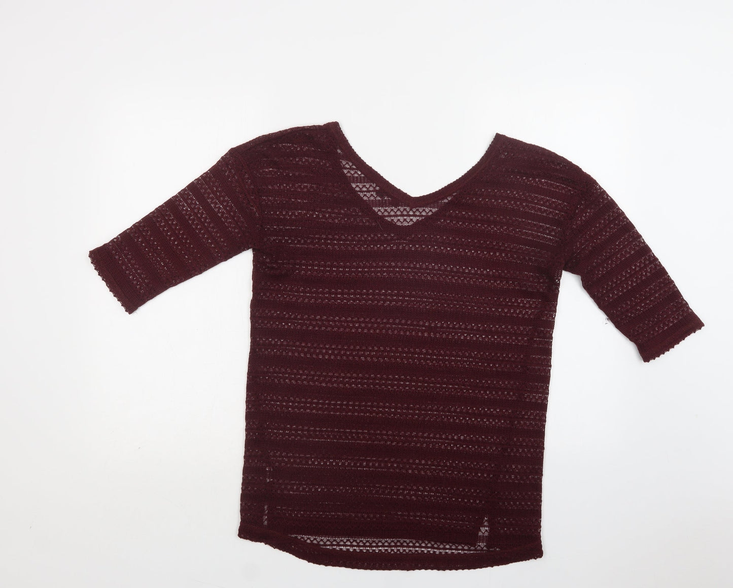 Womens UK Size 8 NEXT Purple Pullover Jumper
