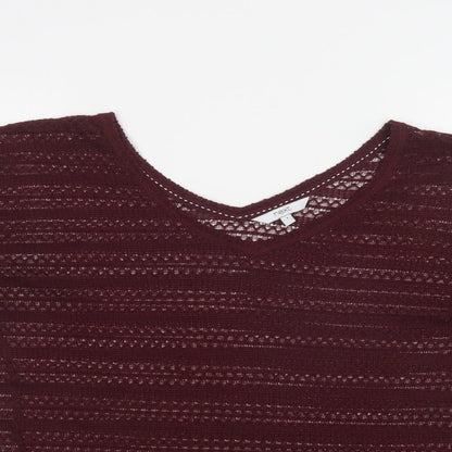 Womens UK Size 8 NEXT Purple Pullover Jumper