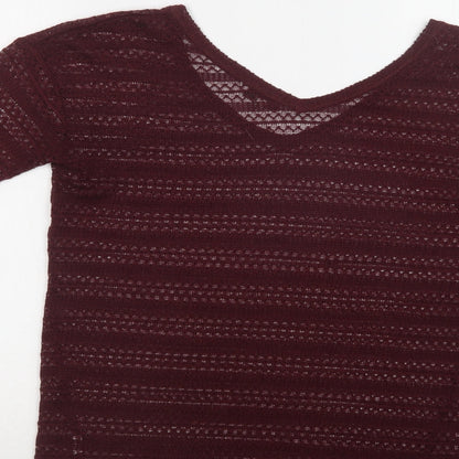 Womens UK Size 8 NEXT Purple Pullover Jumper