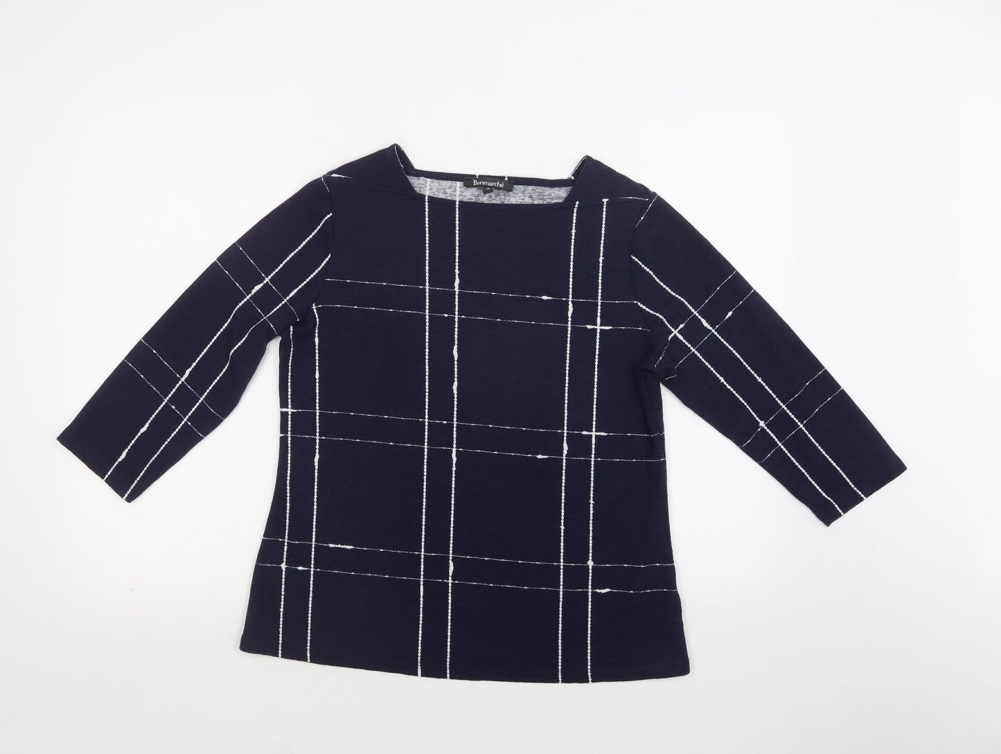 Womens UK Size 10 Bonmarché Blue Pullover Jumper