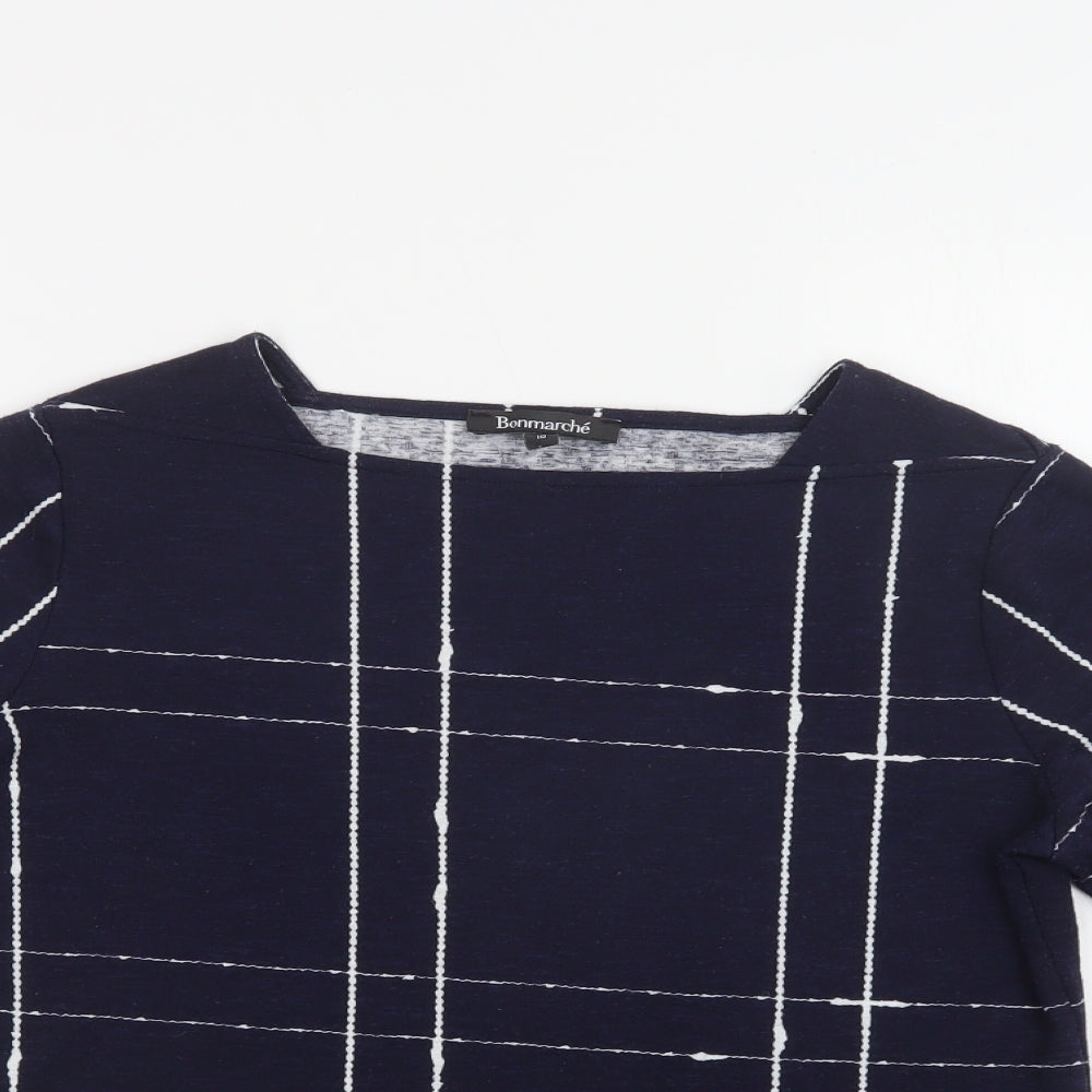 Womens UK Size 10 Bonmarché Blue Pullover Jumper