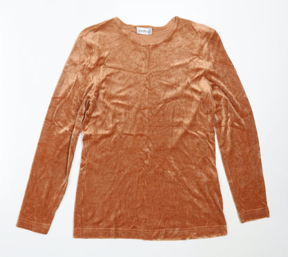 Womens UK Size 36 Bianca Orange Pullover Jumper