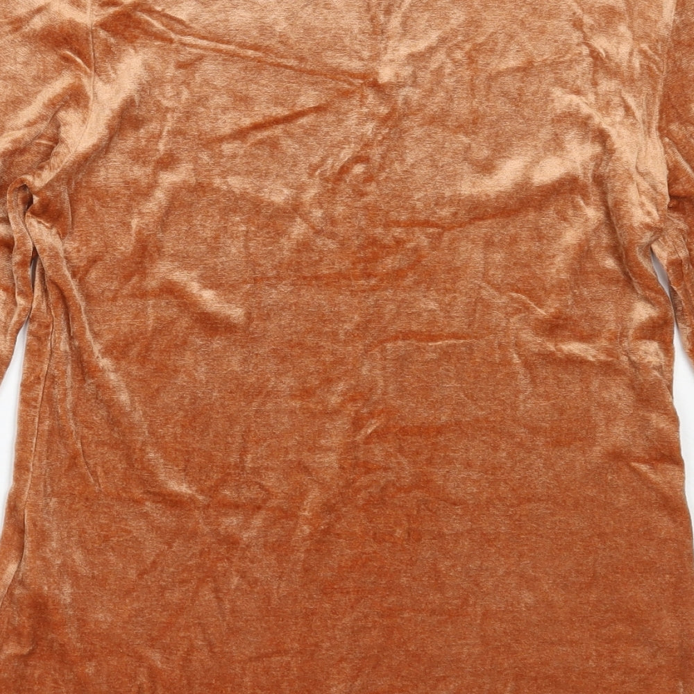 Womens UK Size 36 Bianca Orange Pullover Jumper