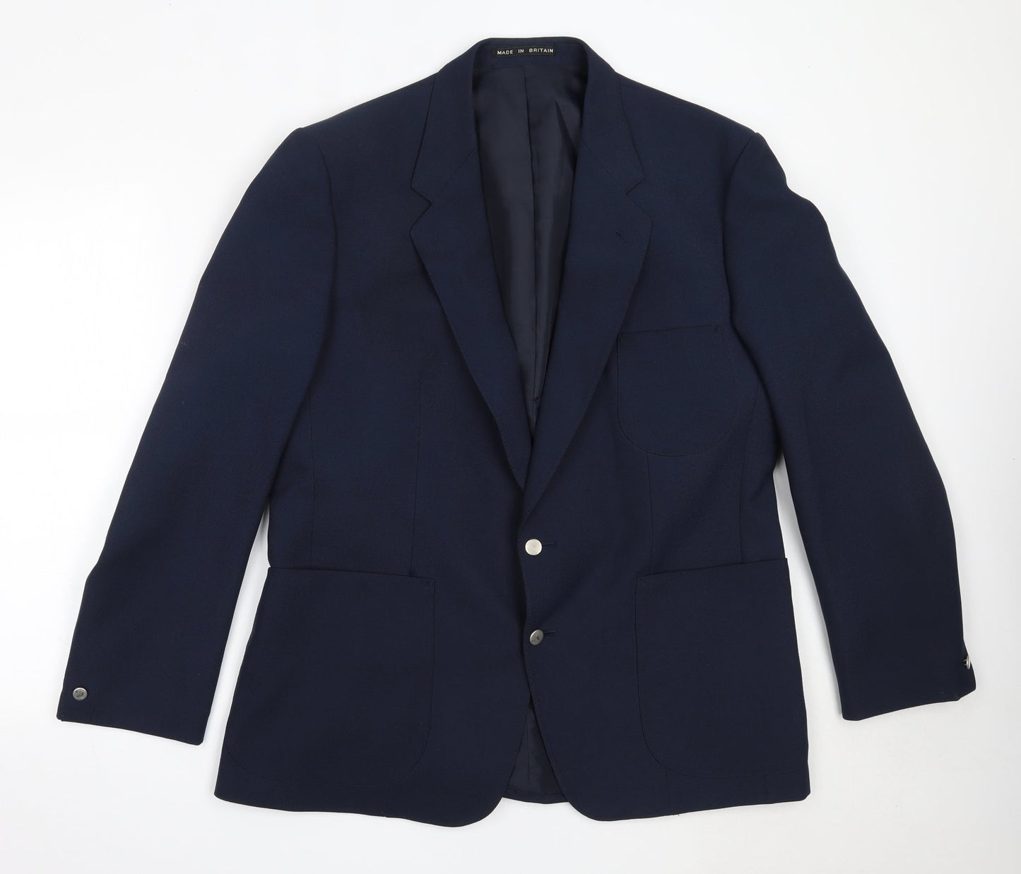 Mens UK Size 42 Greenwoods Regular Blue Suit Jacket