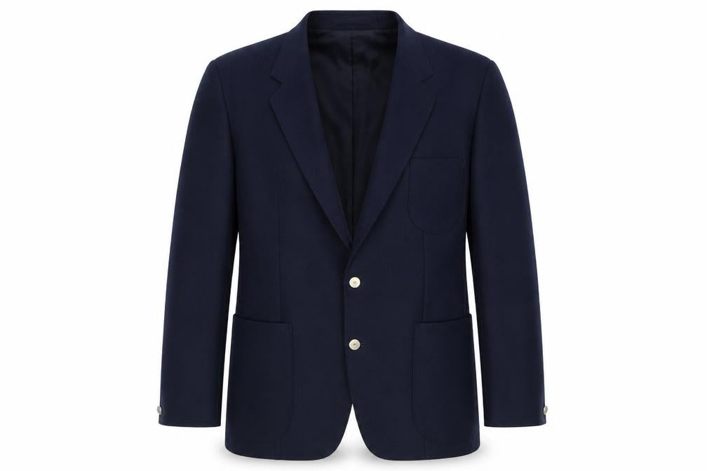 Mens UK Size 42 Greenwoods Regular Blue Suit Jacket