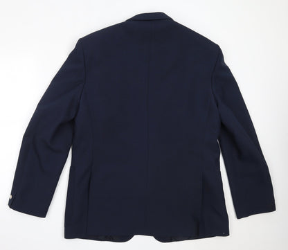 Mens UK Size 42 Greenwoods Regular Blue Suit Jacket
