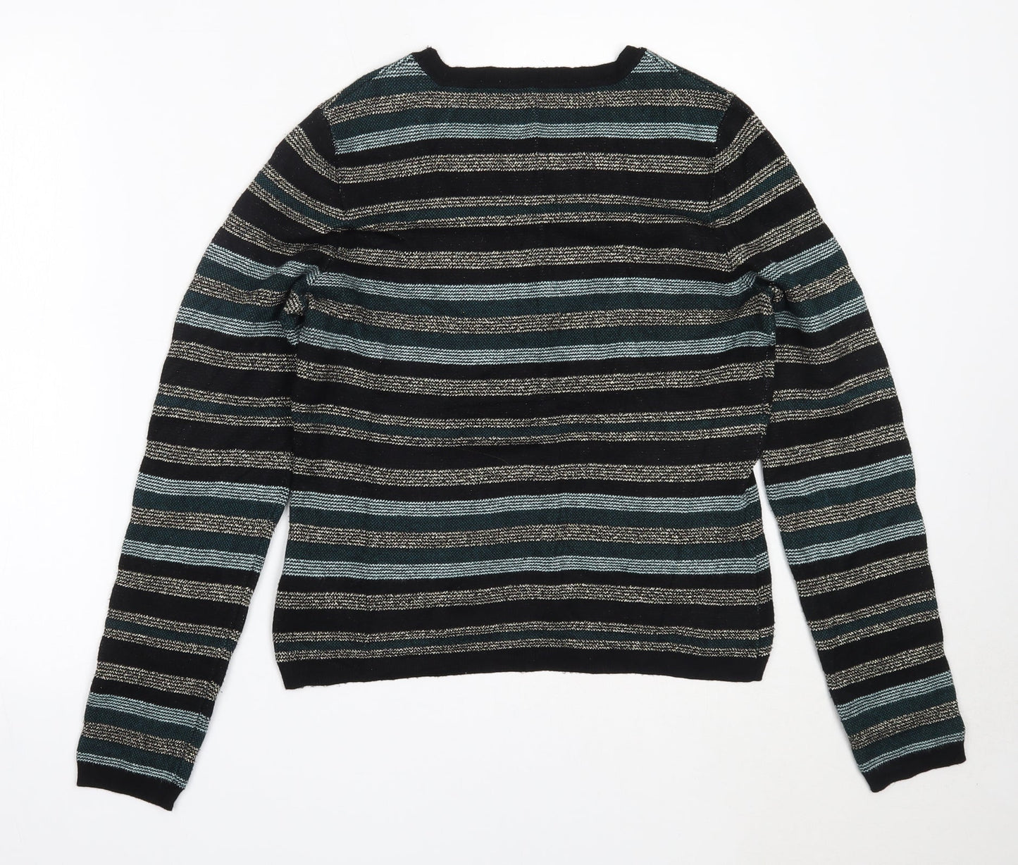 Womens UK Size M Oasis Black Pullover Jumper
